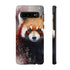 Red Panda in Watercolor - Impact Resistant Phone Case Samsung Galaxy S10 Glossy